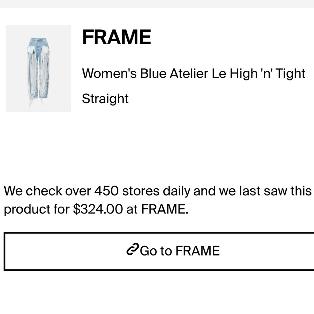 Frame Jeans Straight Leg (RARE!).Atelier Le High 'N' Tight Straight Utopia Shred - Picture 6 of 12